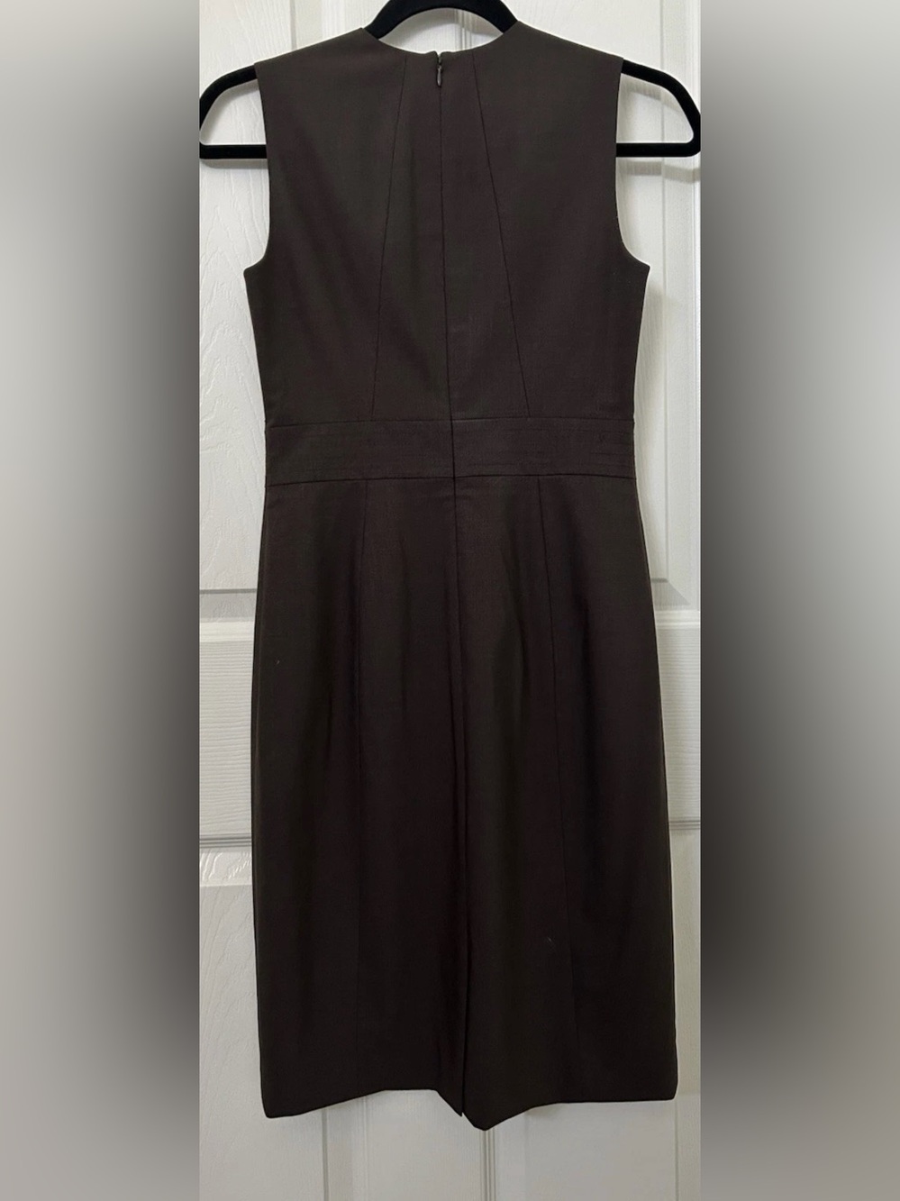 Ann Taylor Strapless Dark Brown Sheath Dress - Picture 2 of 2